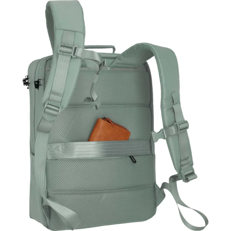 Travelite Workfloow Rucksack M mit Laptopfach 41 cm -Salbei