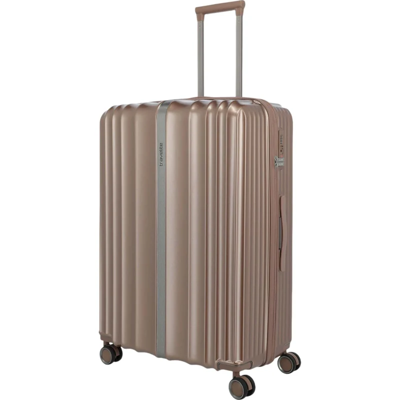 Travelite Paros 4-Rad Trolley L 76 cm -Cappuccino