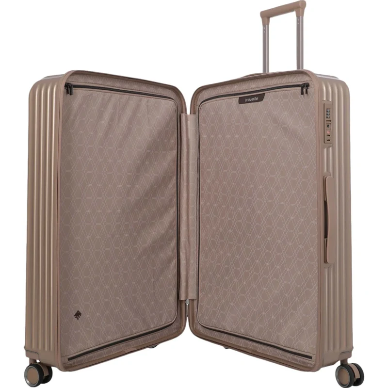 Travelite Paros 4-Rad Trolley L 76 cm -Cappuccino