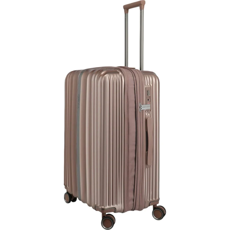 Travelite Paros 4-Rad Trolley M 65 cm -Cappuccino