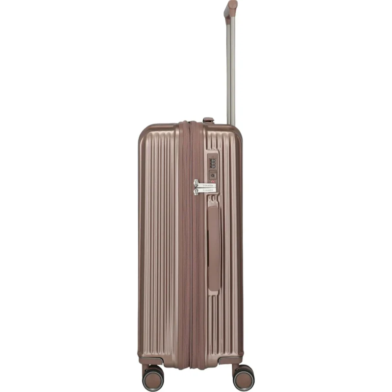Travelite Paros 4-Rad Trolley M 65 cm -Cappuccino