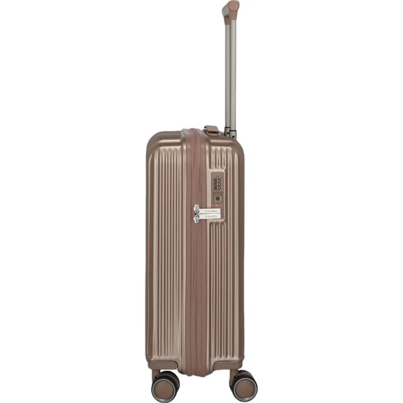 Travelite Paros 4-Rad Bordtrolley S 55 cm -Cappuccino