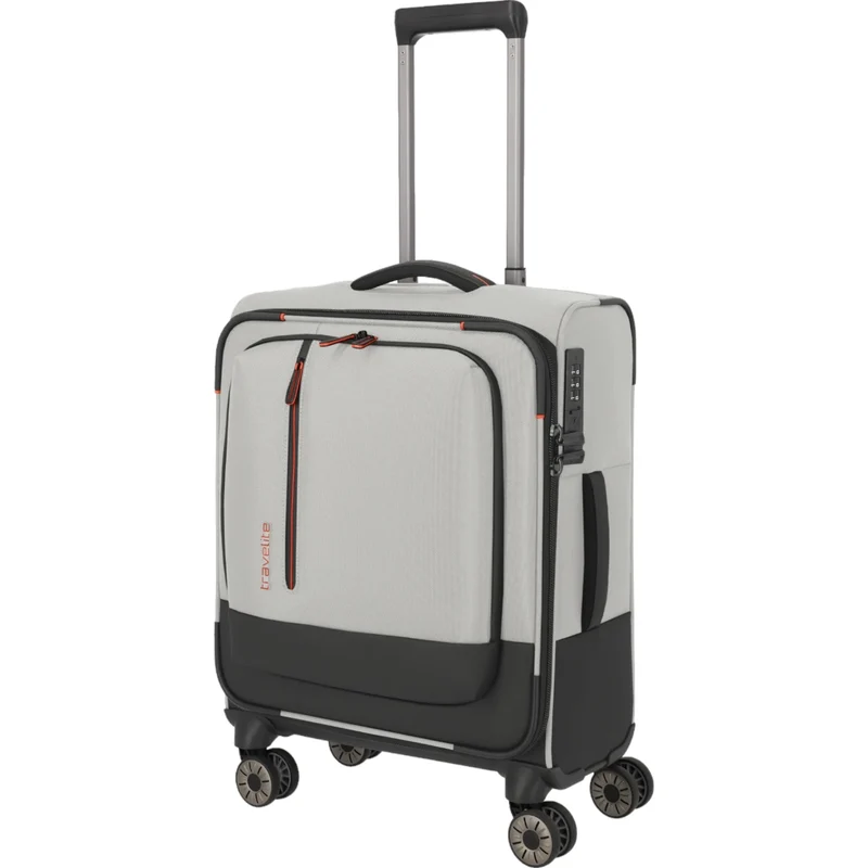 Travelite Crosslite 4-Rollen-Kabinentrolley S 55 cm -Natur