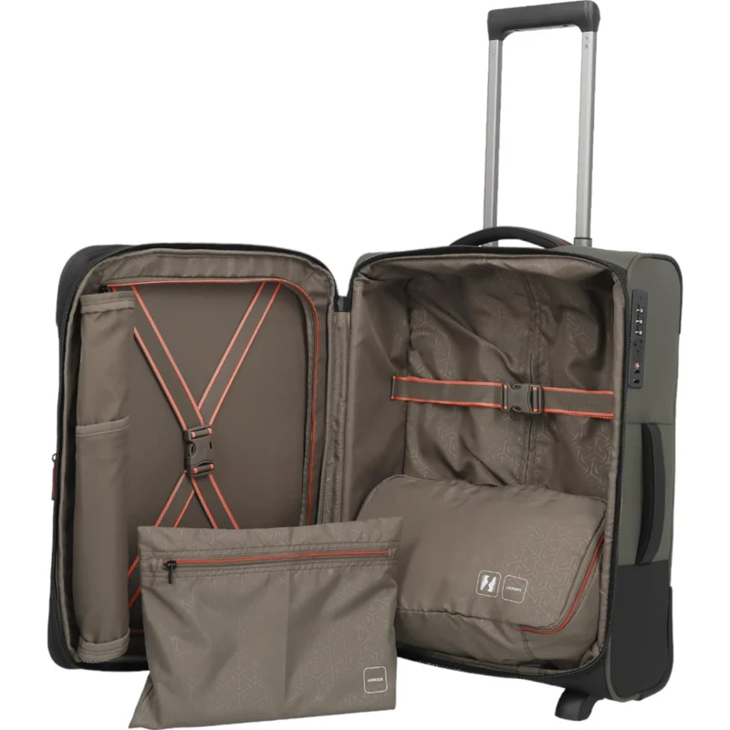 Travelite Crosslite 2-Rollen-Kabinentrolley S 54 cm -Oliv