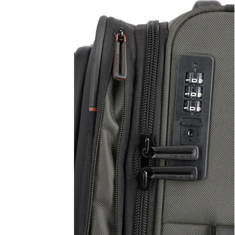 Travelite Crosslite 2-Rollen-Kabinentrolley S 54 cm -Oliv