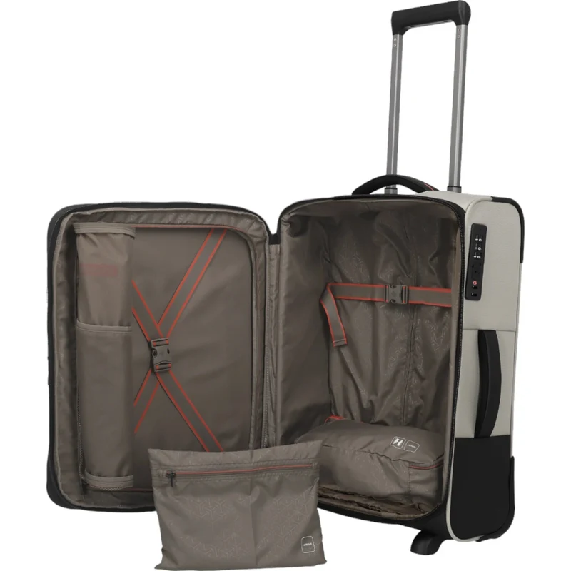 Travelite Crosslite 2-Rollen-Kabinentrolley S 54 cm -Natur