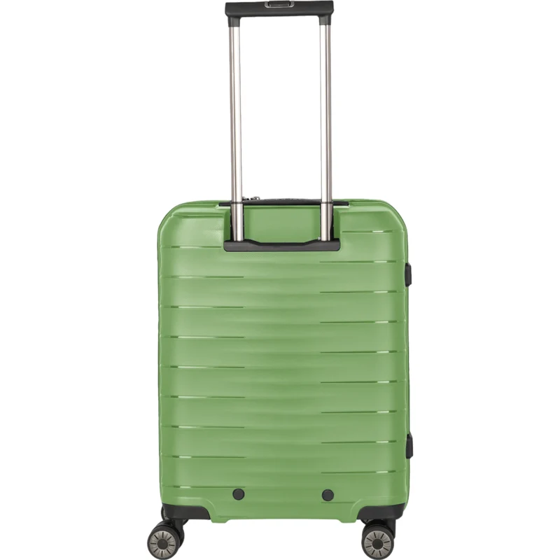 Travelite Mooby 4-Rollen-Handgepäcktrolley mit Vortasche 55 cm -Grün