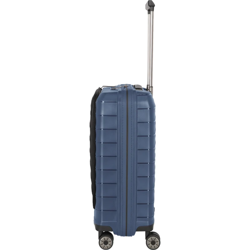 Travelite Mooby 4-Rollen-Handgepäcktrolley mit Vortasche 55 cm -Marine