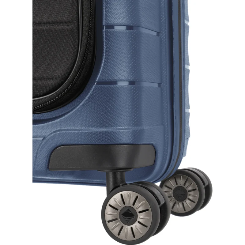 Travelite Mooby 4-Rollen-Handgepäcktrolley mit Vortasche 55 cm -Marine