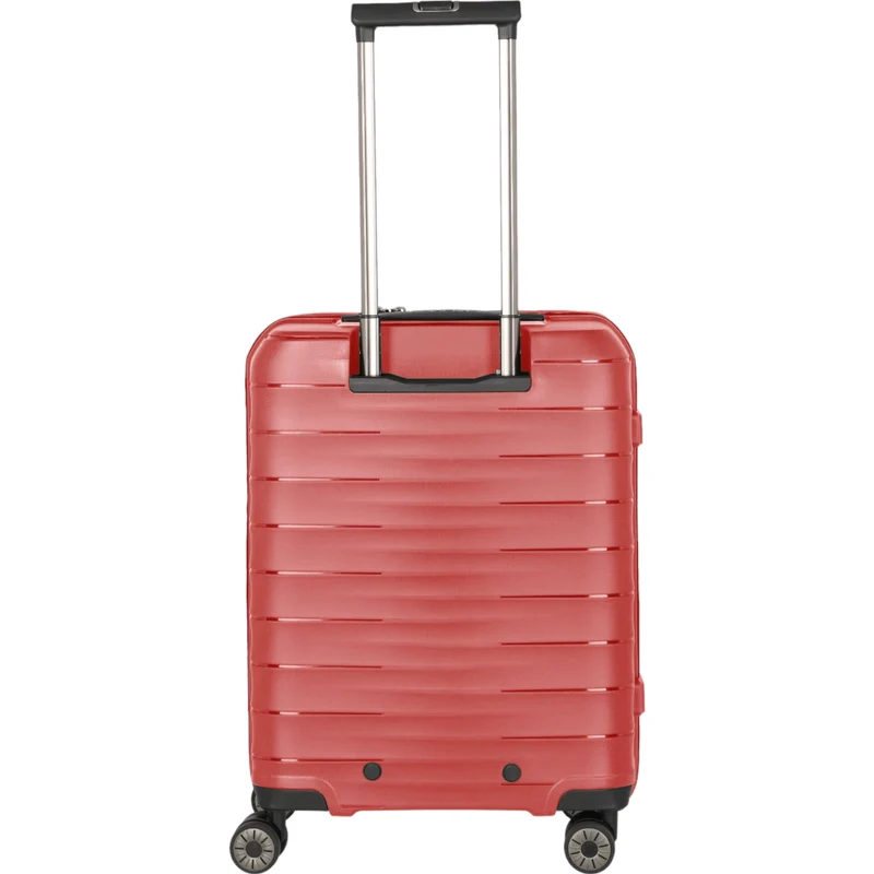 Travelite Mooby 4-Rollen-Handgepäcktrolley mit Vortasche 55 cm -Rot