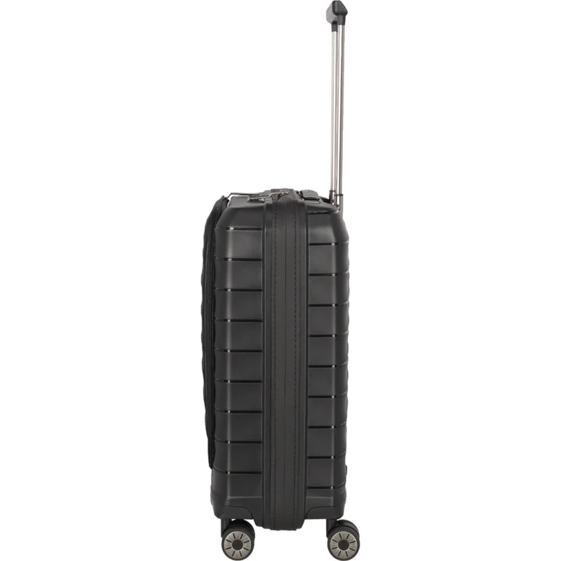 Travelite Mooby 4-Rollen-Handgepäcktrolley mit Vortasche 55 cm -Schwarz