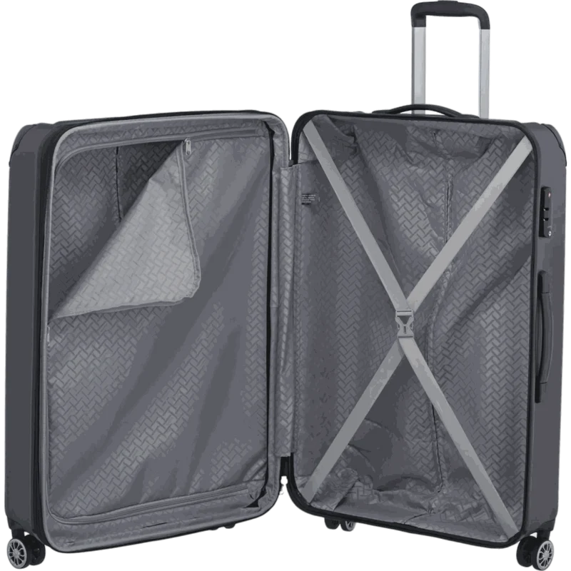 Travelite City 4-Rollen Kofferset 3tlg. L/M/S -Anthrazit