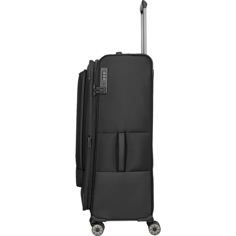 Travelite Crosslite 4-Rollen-Trolley XL 81 cm -Schwarz