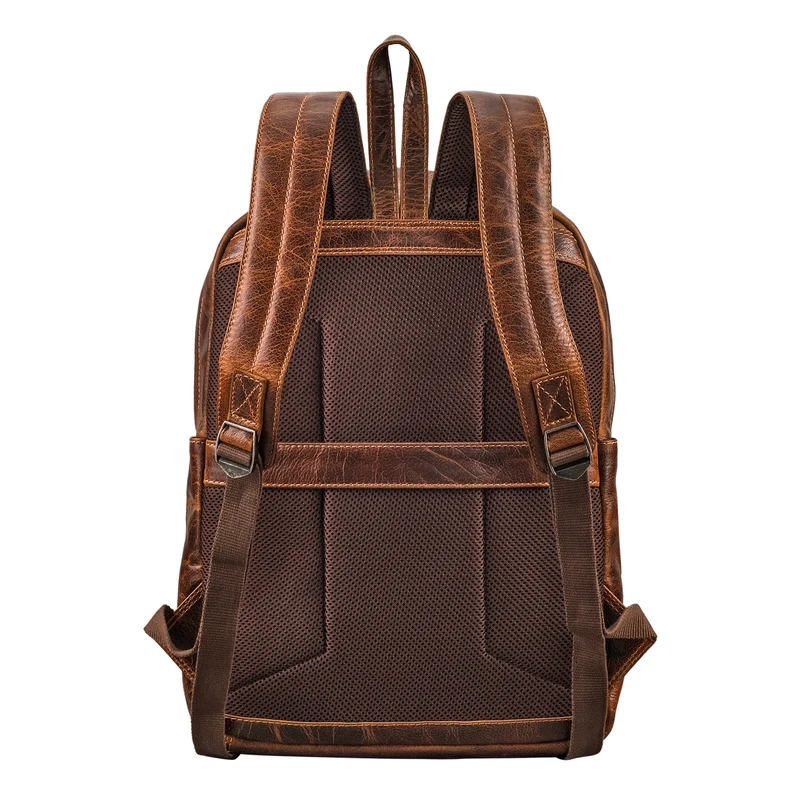 "Erin" Großer Lederrucksack Herren & Damen für Laptop 15 - 16 Zoll