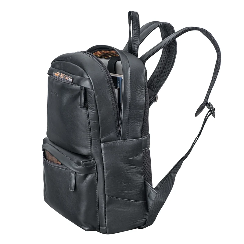 "Erin" Großer Lederrucksack Herren & Damen für Laptop 15 - 16 Zoll