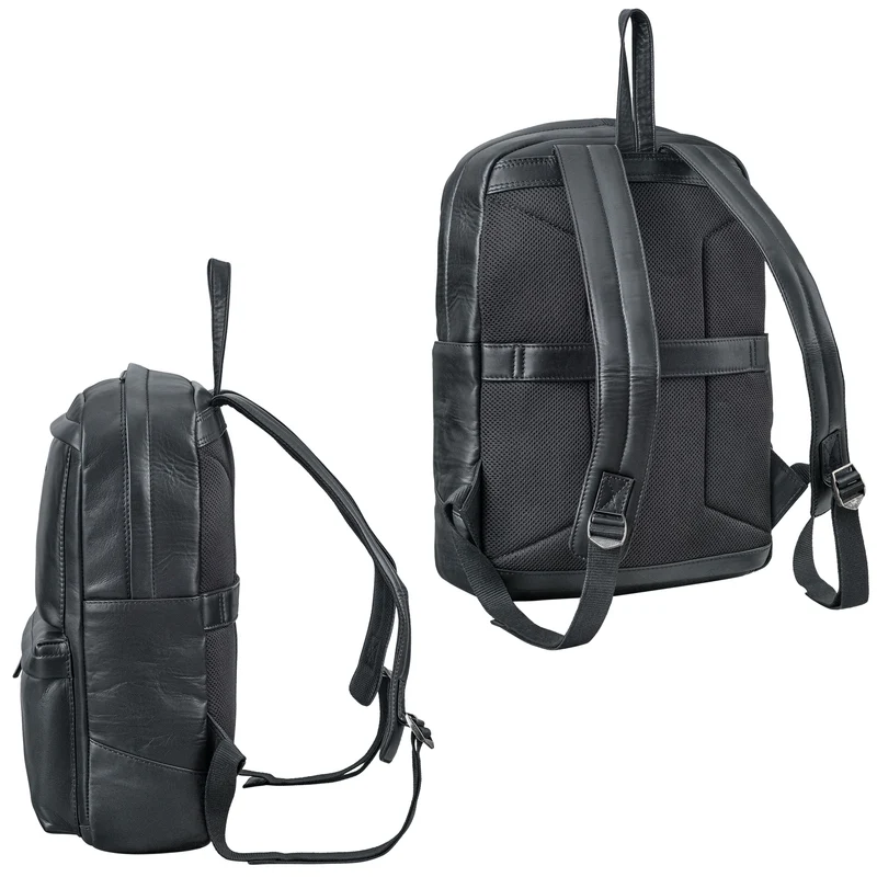 "Erin" Großer Lederrucksack Herren & Damen für Laptop 15 - 16 Zoll