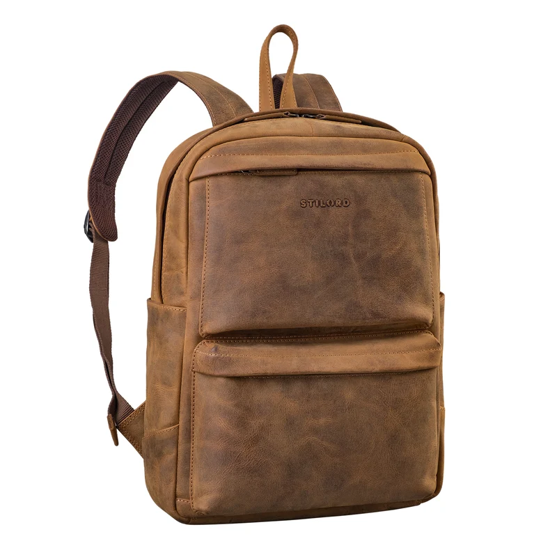 "Erin" Großer Lederrucksack Herren & Damen für Laptop 15 - 16 Zoll