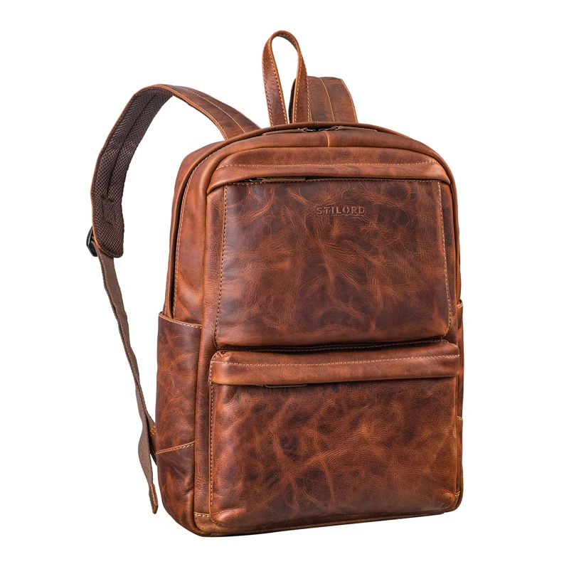 "Erin" Großer Lederrucksack Herren & Damen für Laptop 15 - 16 Zoll