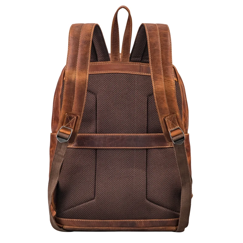 "Erin" Großer Lederrucksack Herren & Damen für Laptop 15 - 16 Zoll