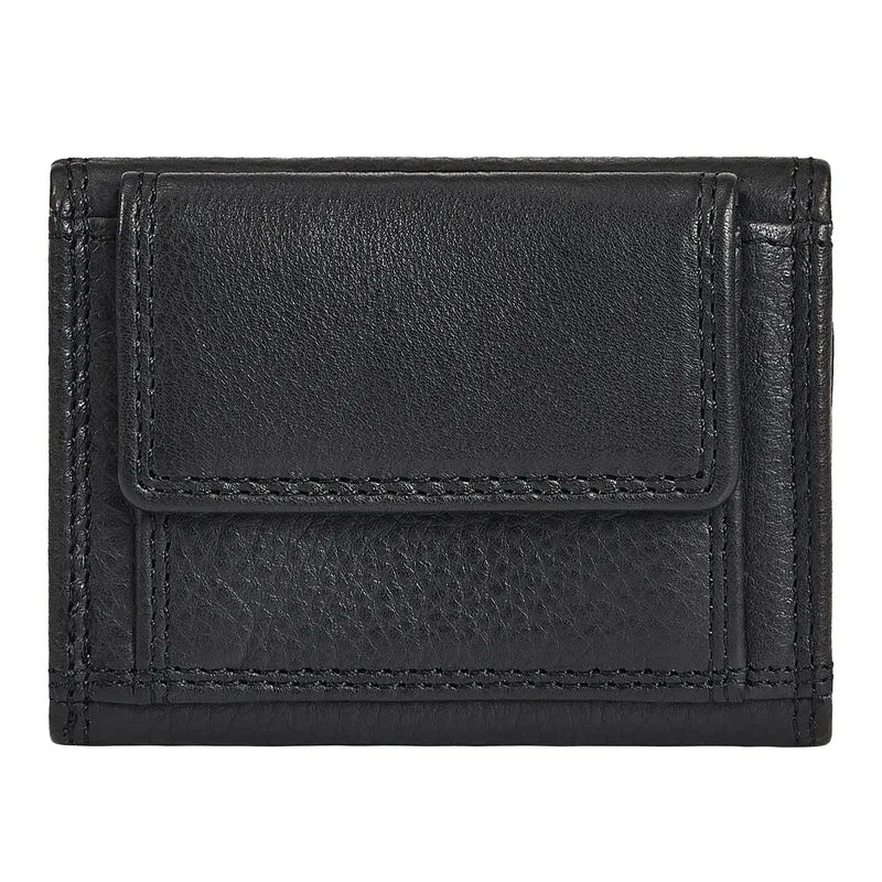 "London" Mini Portemonnaie Damen Klein Leder Geldbörse Herren RFID