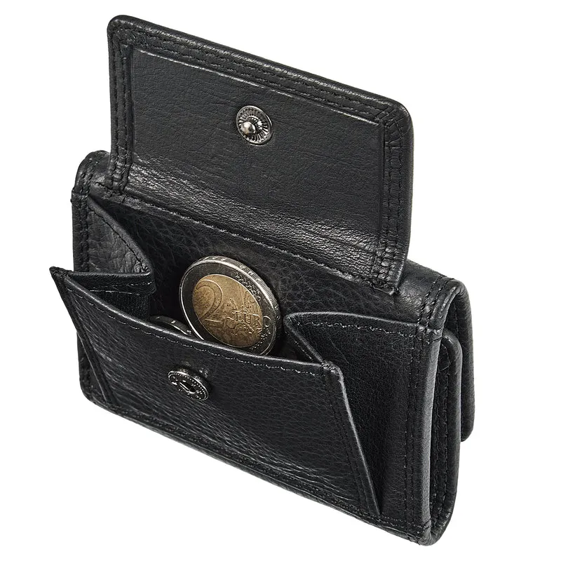 "London" Mini Portemonnaie Damen Klein Leder Geldbörse Herren RFID