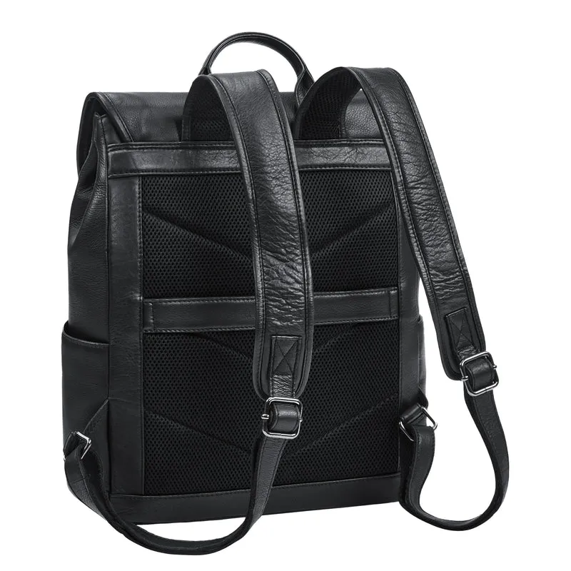 "Santino" Großer Vintage Leder-Rucksack 15.6 - 16 Zoll für Damen & Herren