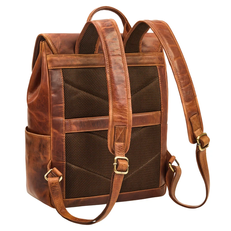 "Santino" Großer Vintage Leder-Rucksack 15.6 - 16 Zoll für Damen & Herren