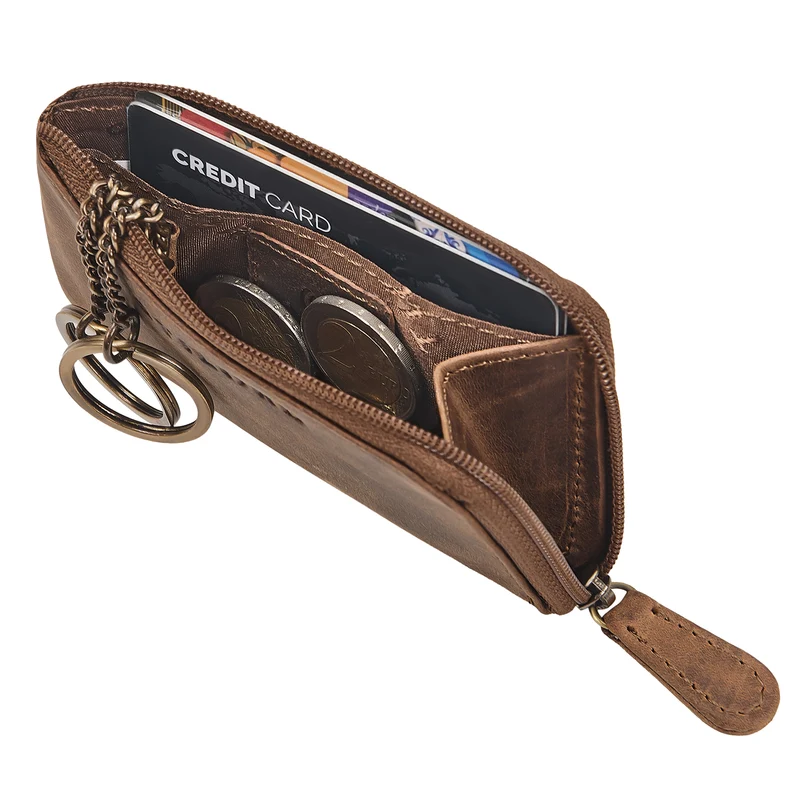 "Keyon" Elegante Schlüsseltasche Leder Herren Schlüsseletui Damen