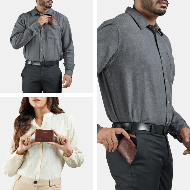 "Keyon" Elegante Schlüsseltasche Leder Herren Schlüsseletui Damen