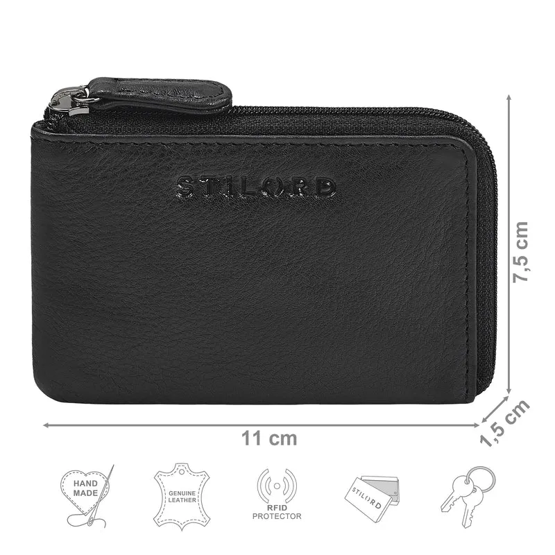"Keyon" Elegante Schlüsseltasche Leder Herren Schlüsseletui Damen