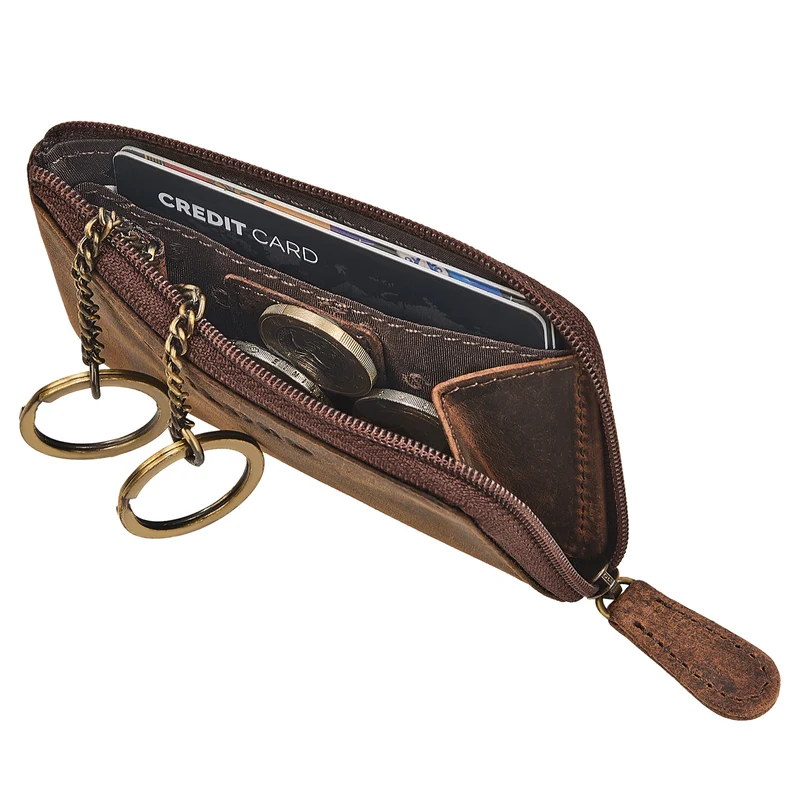 "Keyon" Elegante Schlüsseltasche Leder Herren Schlüsseletui Damen