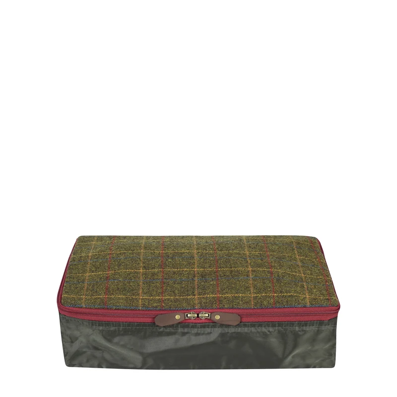 Hemden und Wäschebox TWEED bordeaux