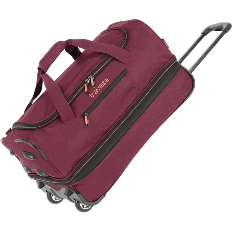 Travelite Basics Rollenreisetasche 55 cm -Bordeaux