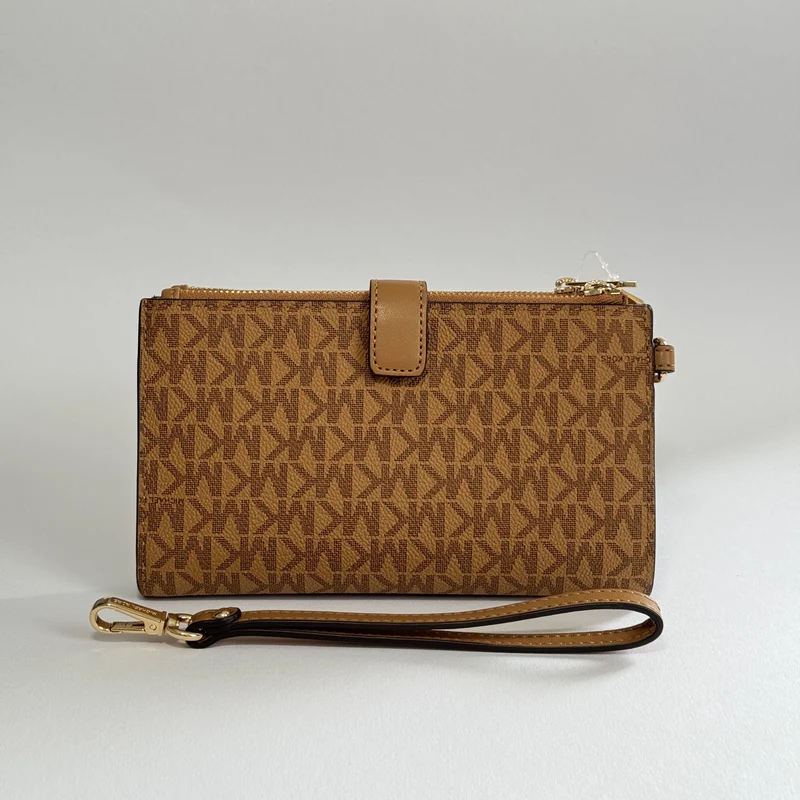 Michael Kors Double Zip Geldbeutel mit Handyfach deer