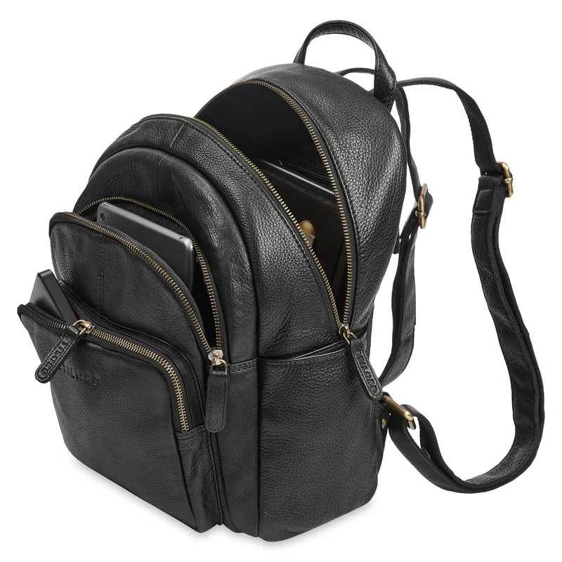 "Bea" Lederrucksack Damen Echtleder Elegant Cityrucksack mittelgroß