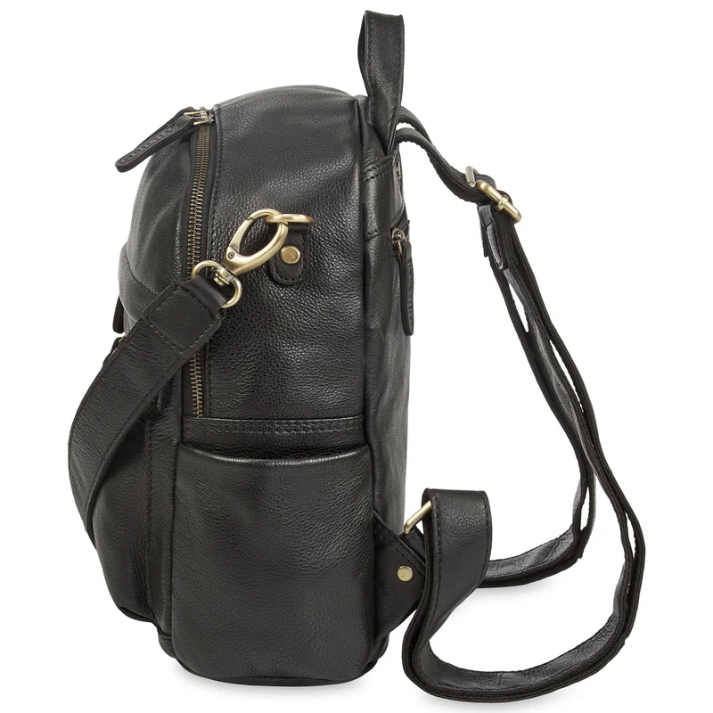 "Regina" 2-in-1 Rucksack-Tasche 2 in 1 Damen Echt Leder Klein