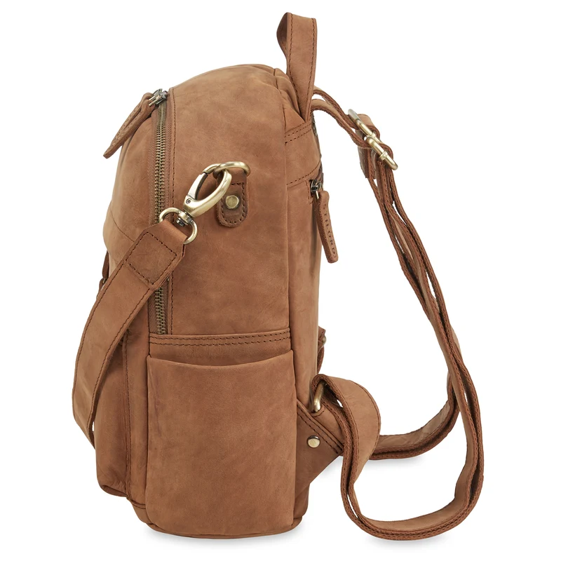 "Regina" 2-in-1 Rucksack-Tasche 2 in 1 Damen Echt Leder Klein