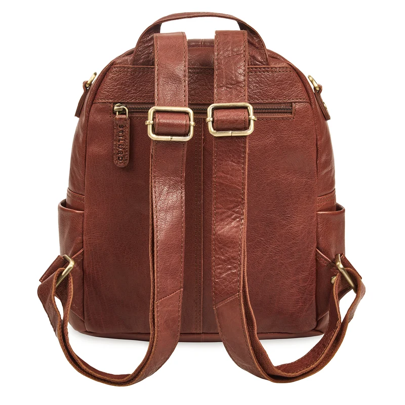 "Regina" 2-in-1 Rucksack-Tasche 2 in 1 Damen Echt Leder Klein