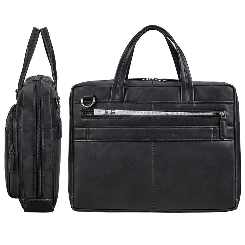 "Erwin" Große Echtleder Laptoptasche 16 Zoll für Herren & Damen