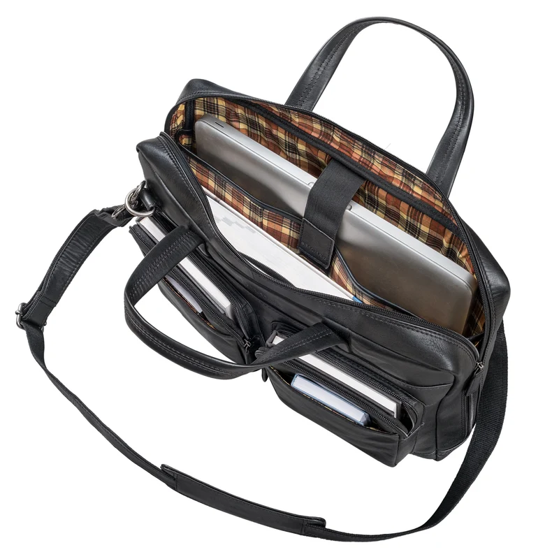 "Erwin" Große Echtleder Laptoptasche 16 Zoll für Herren & Damen