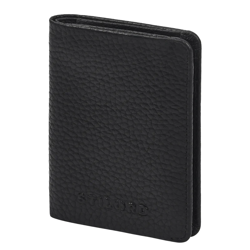 "Ledo" Leder Slim Wallet mit Münzfach RFID-Schutz 10 Kartenfächer
