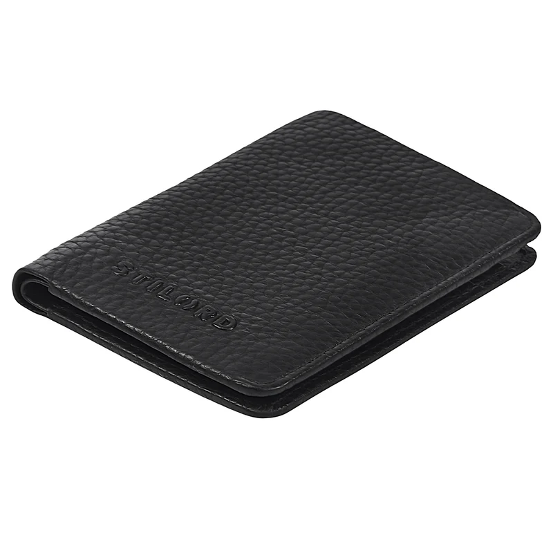 "Ledo" Leder Slim Wallet mit Münzfach RFID-Schutz 10 Kartenfächer