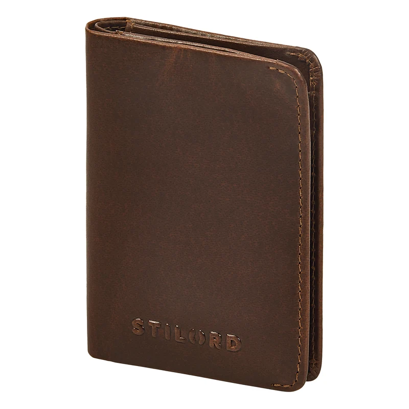 "Ledo" Leder Slim Wallet mit Münzfach RFID-Schutz 10 Kartenfächer