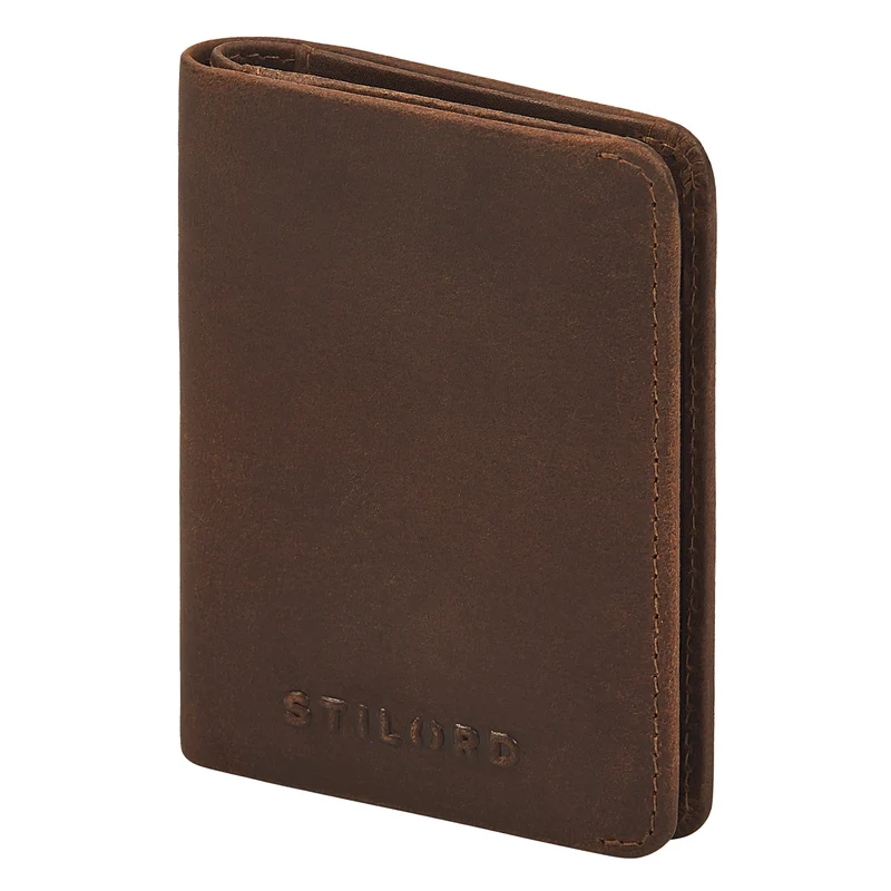 "Ledo" Leder Slim Wallet mit Münzfach RFID-Schutz 10 Kartenfächer