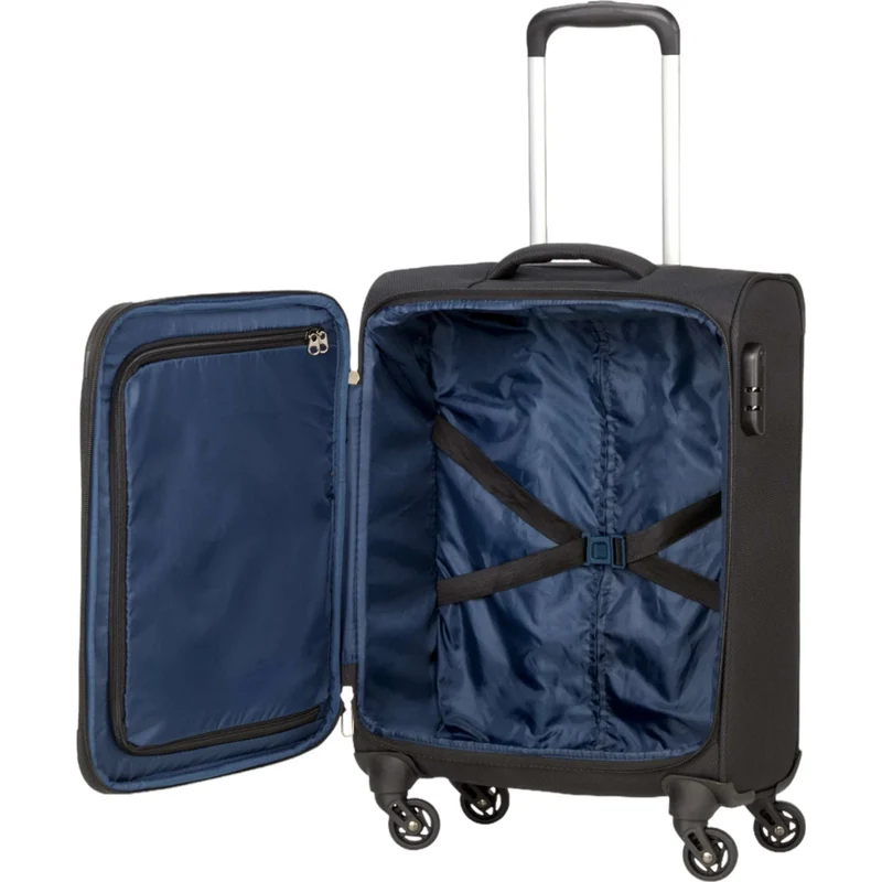 paklite Valencia 4-Rad-Bordtrolley S 55 cm -Schwarz