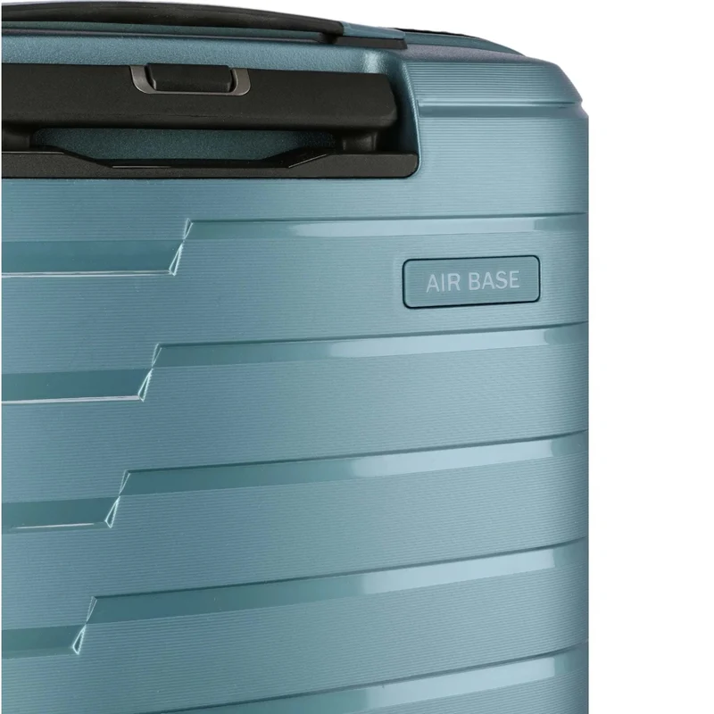 Travelite Air Base 4-Rollen-Kabinentrolley mit Vortasche S 55 cm -Eisblau