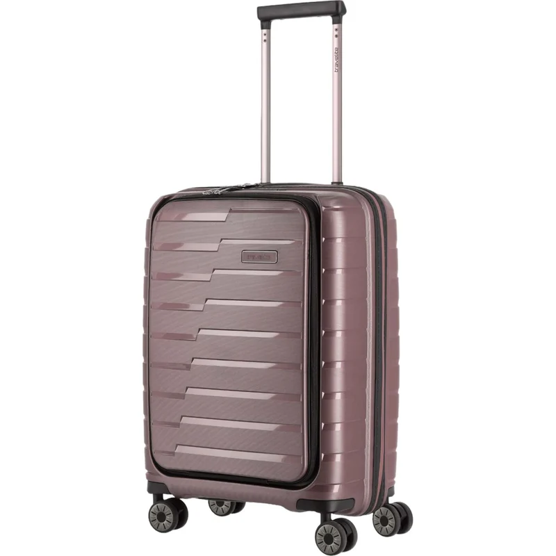 Travelite Air Base 4-Rollen-Kabinentrolley mit Vortasche S 55 cm -Flieder