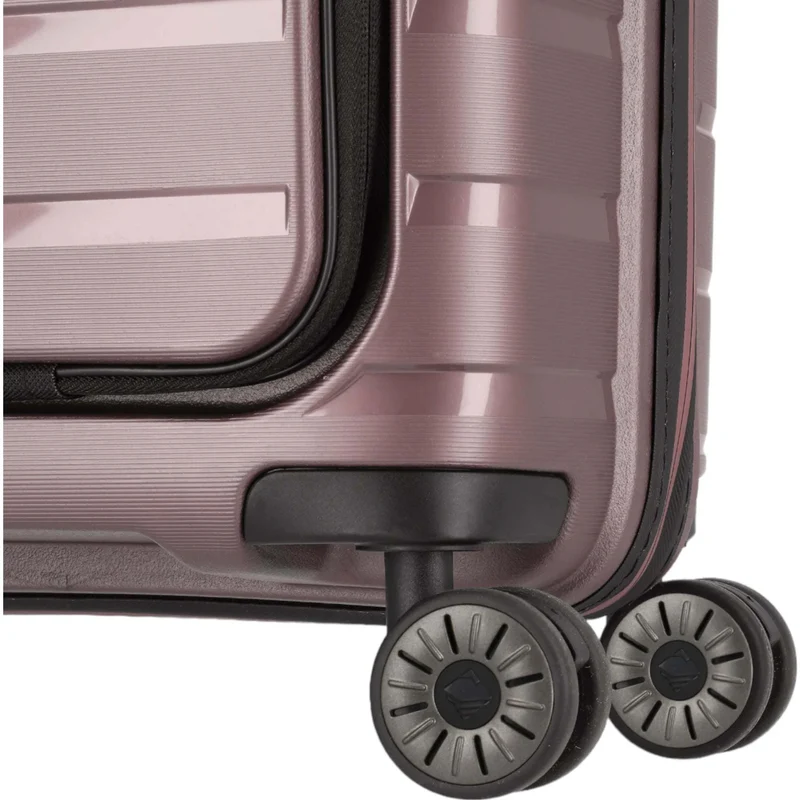 Travelite Air Base 4-Rollen-Kabinentrolley mit Vortasche S 55 cm -Flieder