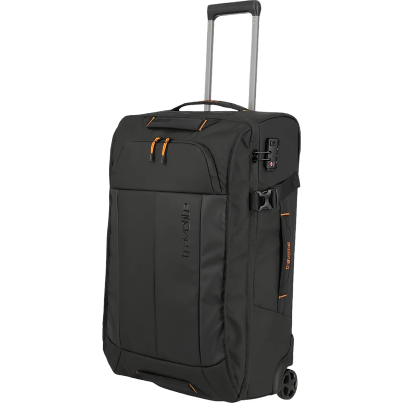 Travelite Briize Rollenreisetasche M 67 cm -Schwarz