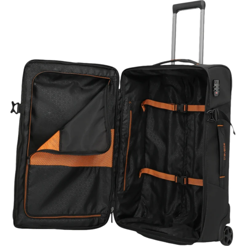 Travelite Briize Rollenreisetasche M 67 cm -Schwarz